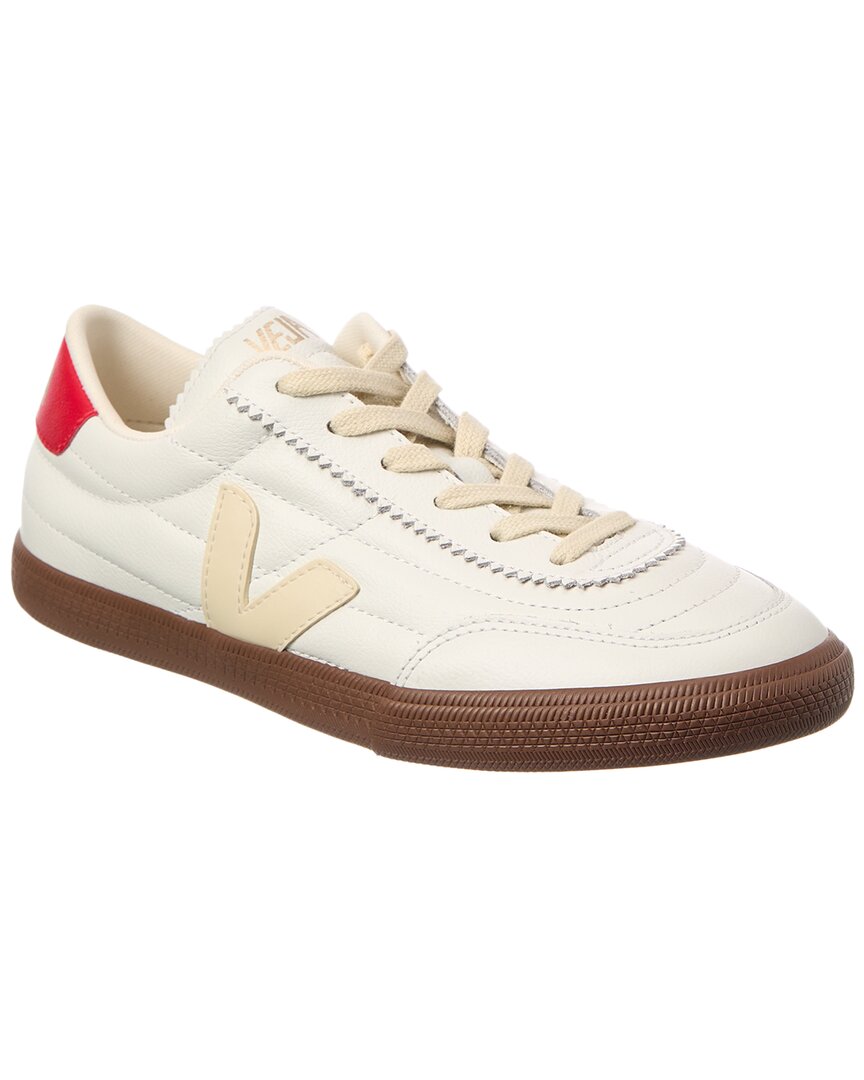 Shop Veja Panenka O.t. Leather Sneaker In White