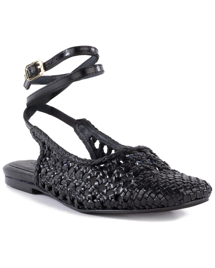 Seychelles Monet Leather Flat In Black