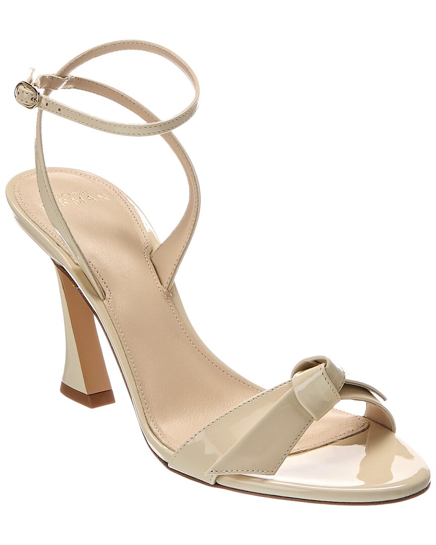 Alexandre Birman Clarita Bell 85 Patent Sandal In White
