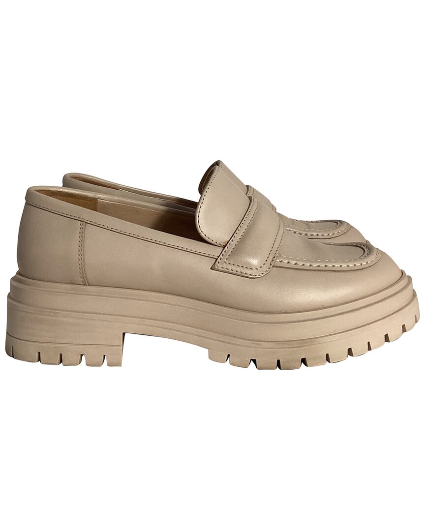 Gianvito Rossi Chunky Leather Loafer