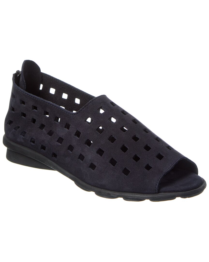 Arche Drick Leather Sandal In Blue