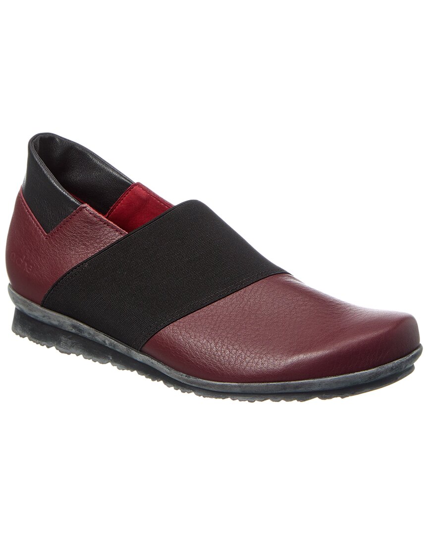 Arche Barska Leather Slip-on In Red