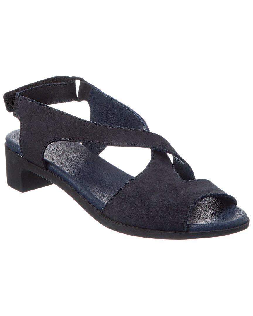 Arche Kisbye Suede Sandal In Black