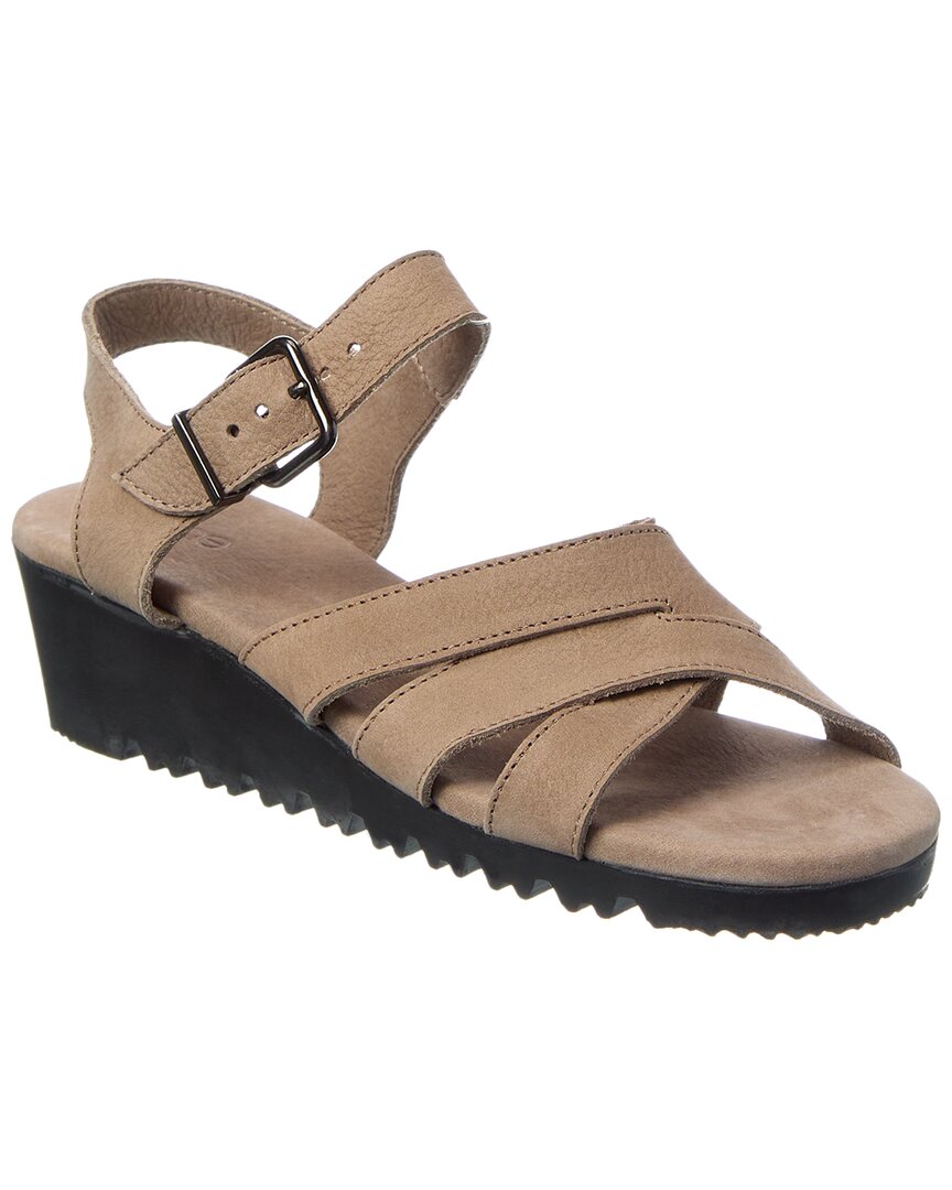 Arche Balbaz Leather Sandal In Brown