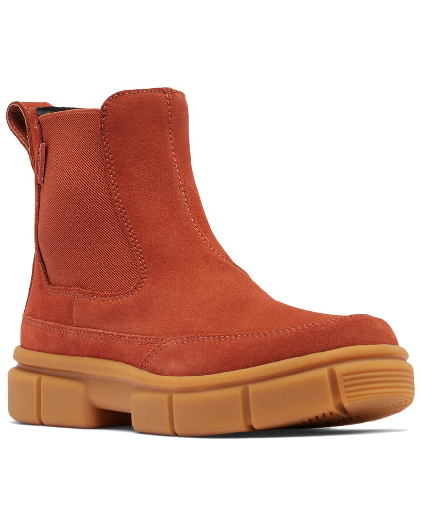 Sorel Explorer Chelsea Boot In Red