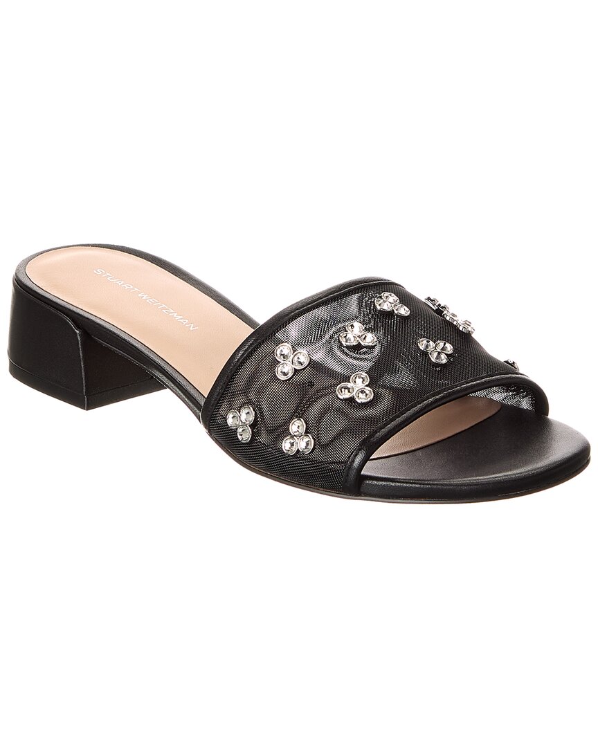 Stuart Weitzman Tammy Crystal Slide Sandal