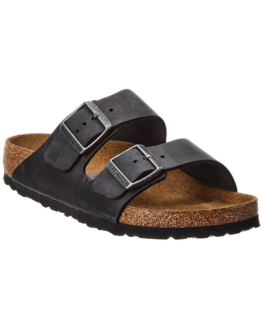 Birkenstock Arizona Suede Sandals With Buckled-straps In Black