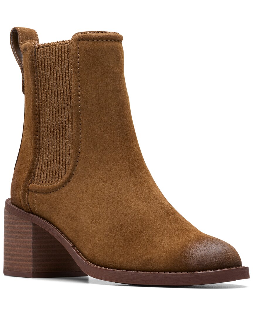 Clarks Chamberly Top Suede Chelsea Boot In Multi