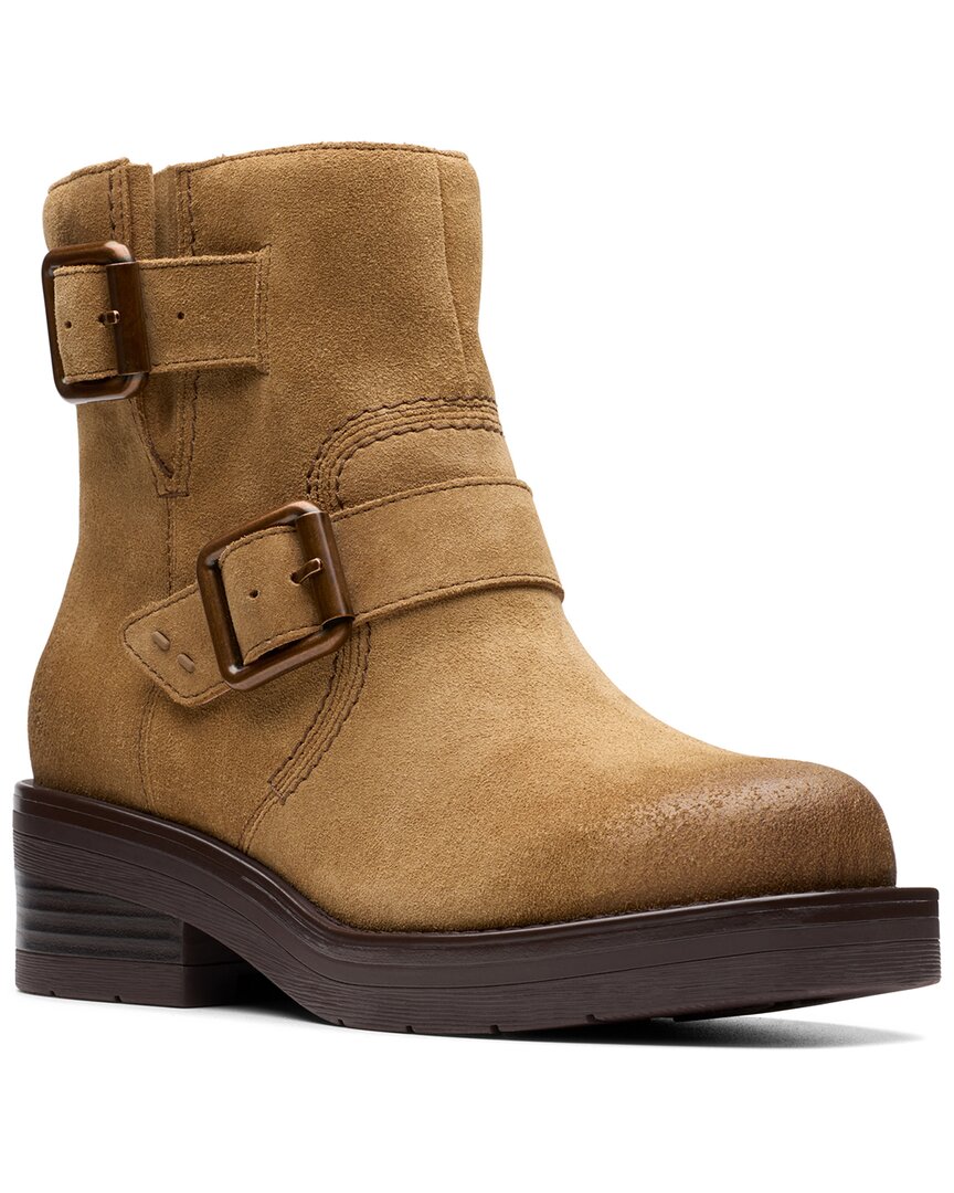 Clarks Rebelle Buckle Leather Boot In Multi