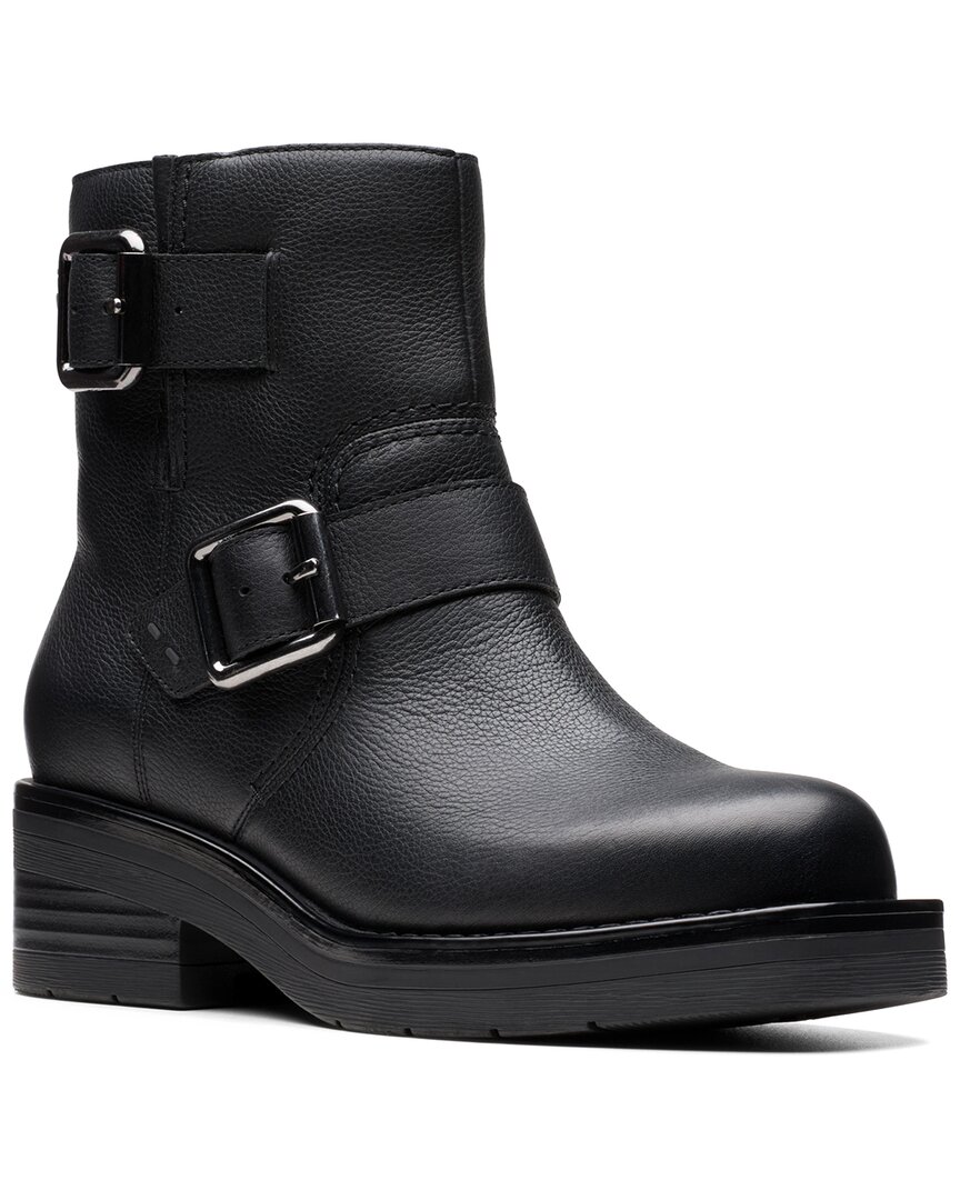 Clarks Rebelle Buckle Leather Boot In Multi