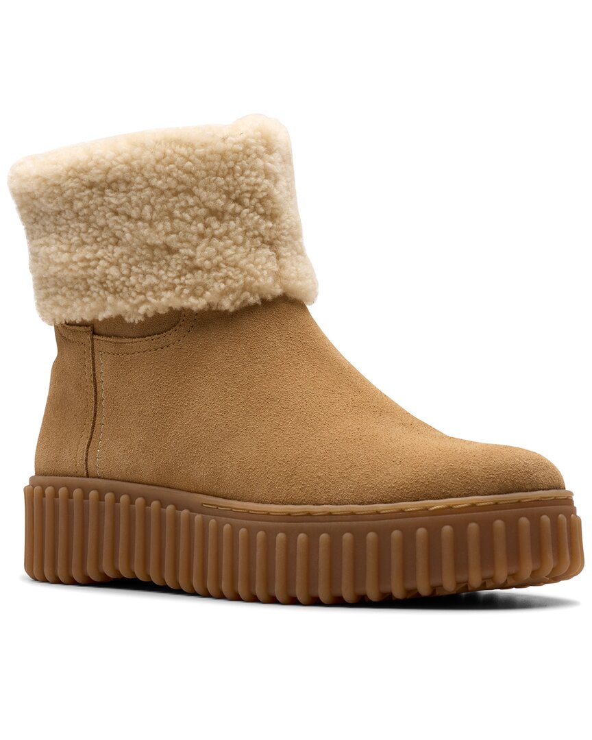 Clarks Torhill Turn Suede Bootie In Multi