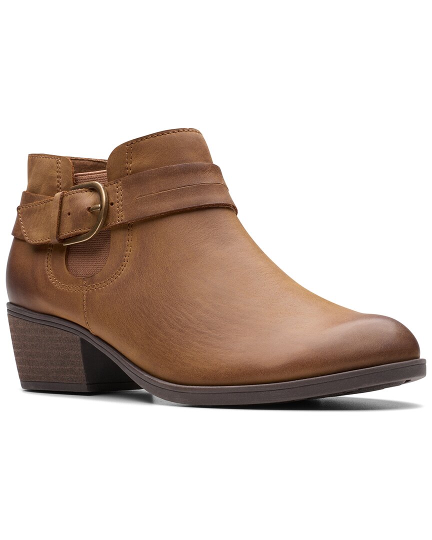 Clarks Charlten Rae Leather Bootie