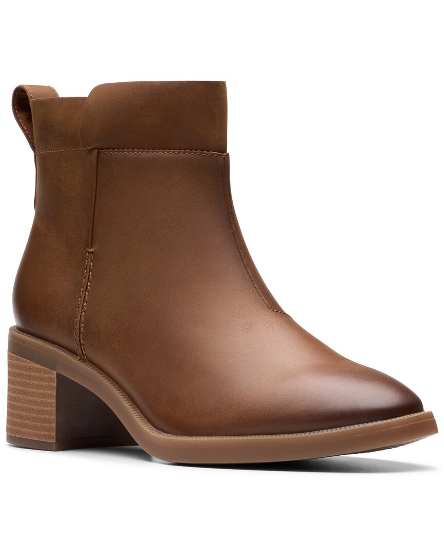 Clarks Lileigh Charm Leather Bootie In Multi