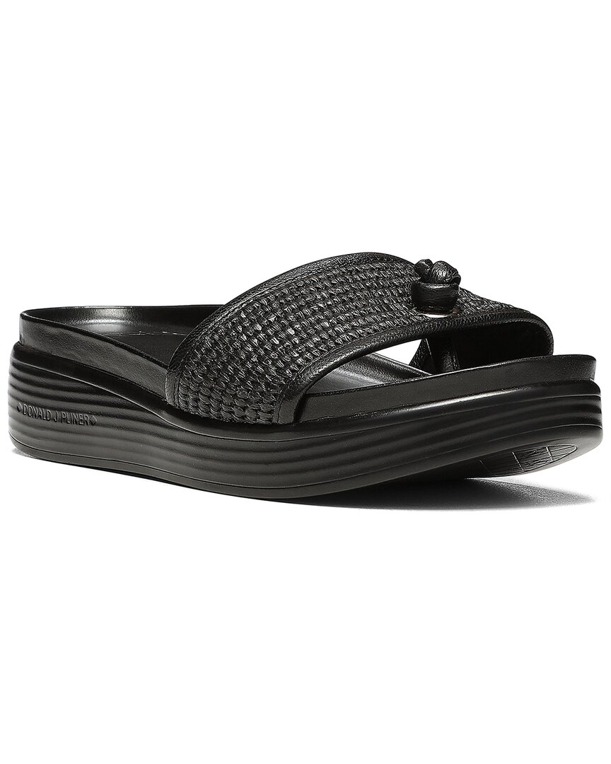 DONALD PLINER DONALD PLINER FARRA CANVAS & LEATHER SANDAL