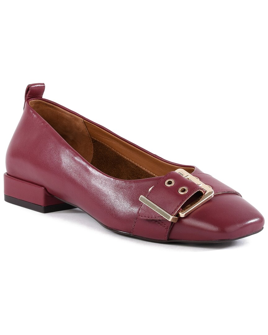 Seychelles Cambridge Leather Flat In Red