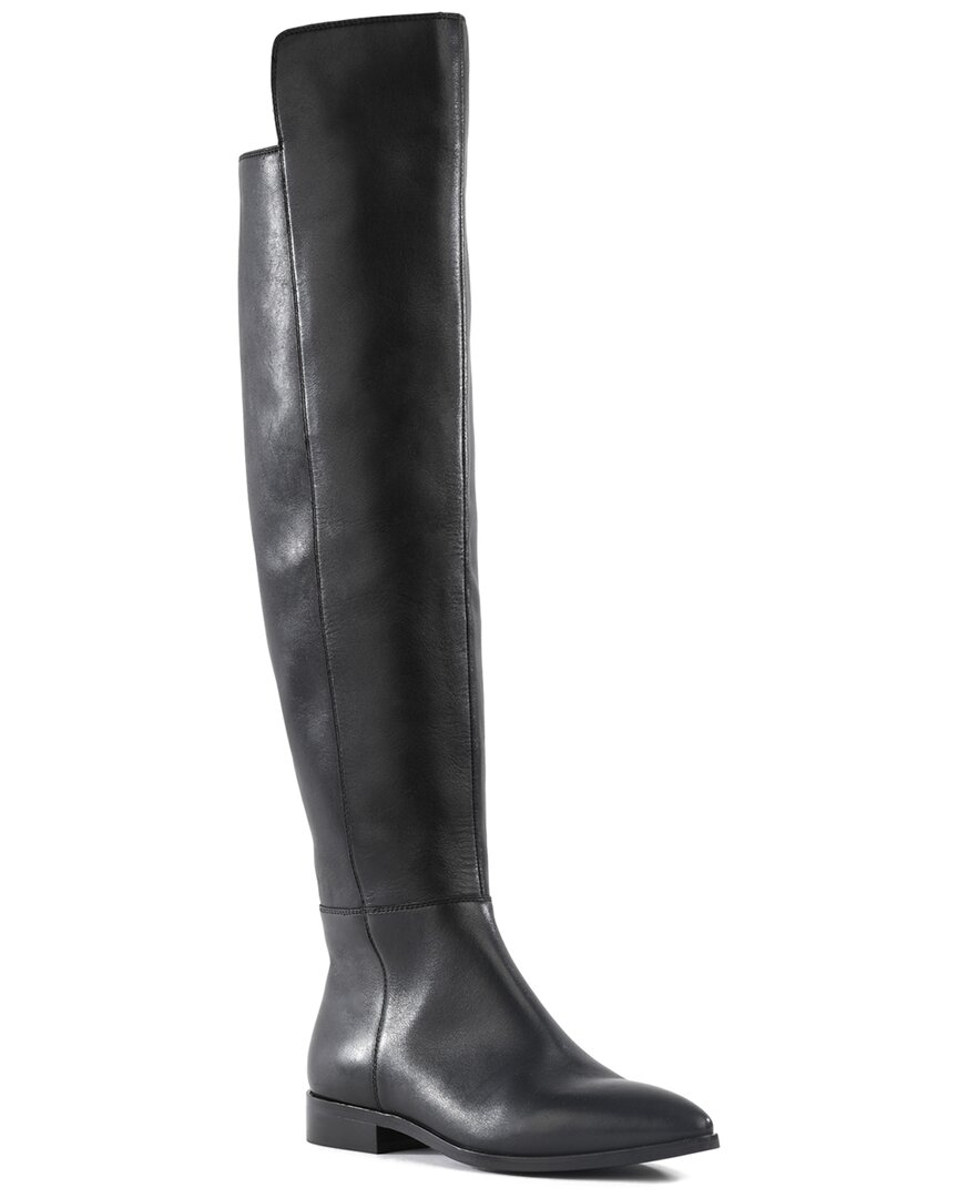 Seychelles Gentle Touch Womens Leather Knee-high Boots In Black