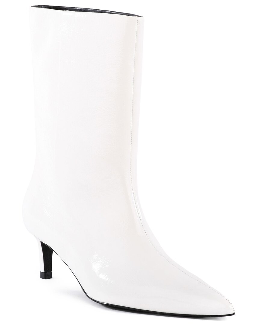 Seychelles Game Changer Crinkle Patent Boot In White