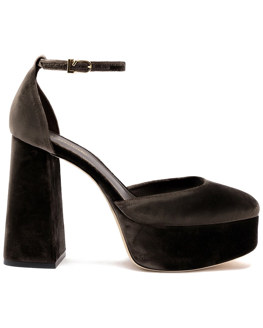 Larroude Larroudé Ari Velvet Pump