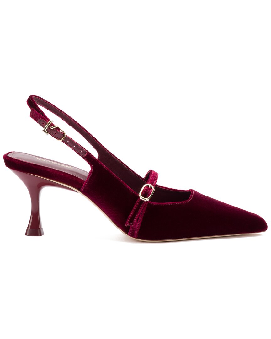 Larroude Larroudé Ines Velvet Pump