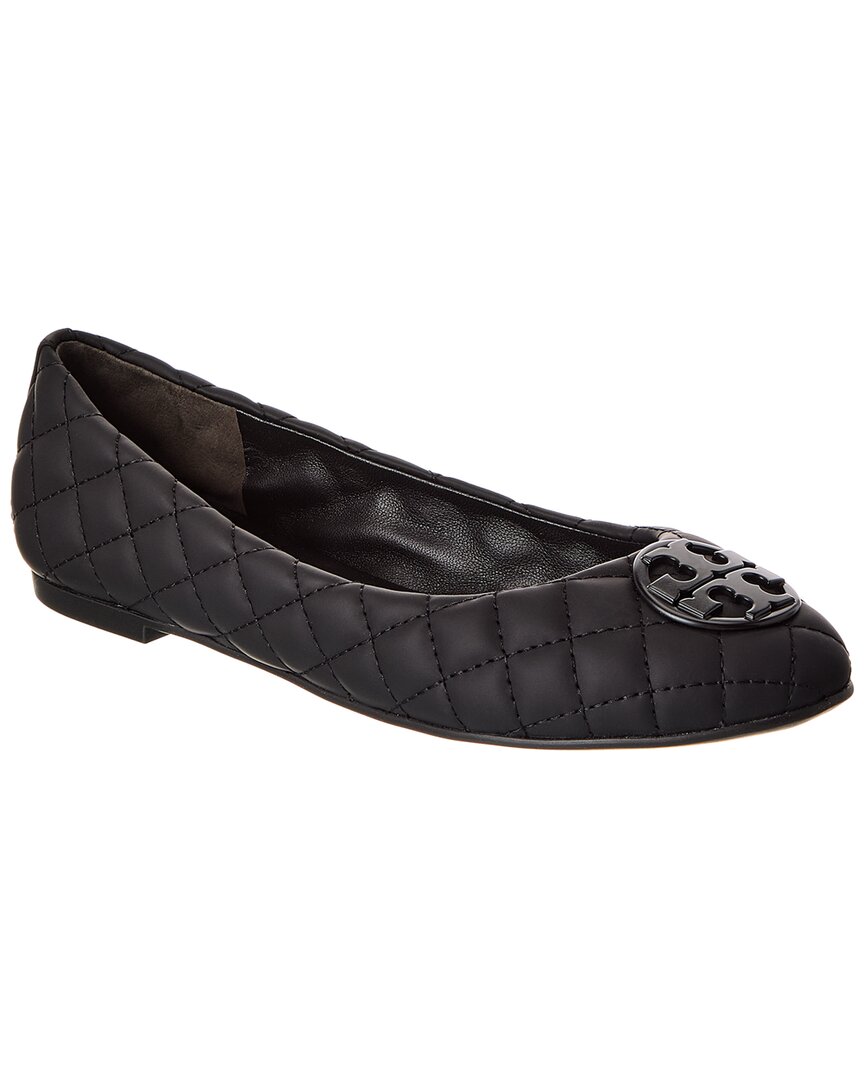Tory Burch Chelsea Quilted Leather Ballet Flat In Black