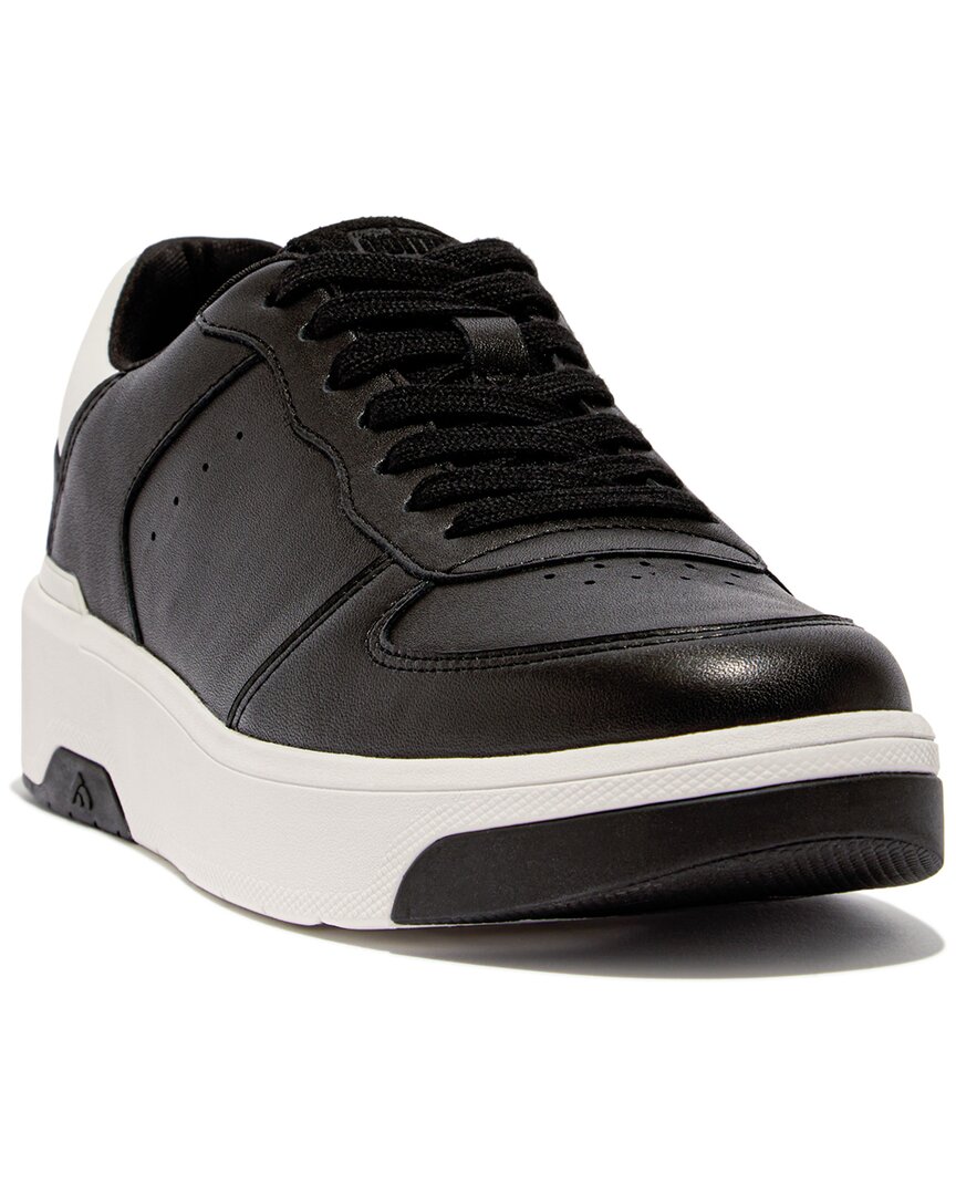 Fitflop Rally Leather Sneaker In Animal Print