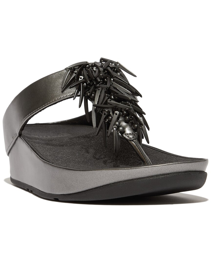 Fitflop Rumba Toe Post Sandal In Black