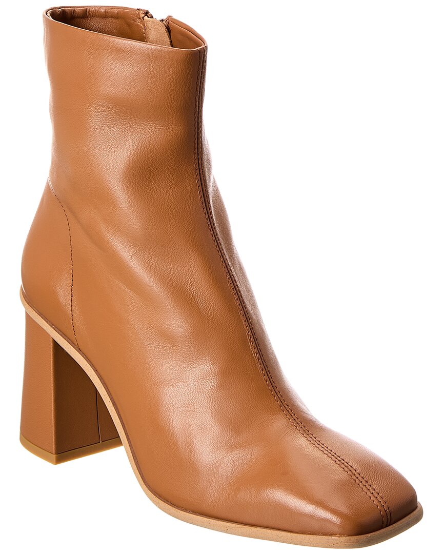Free People Sienna Leather Bootie In Brown