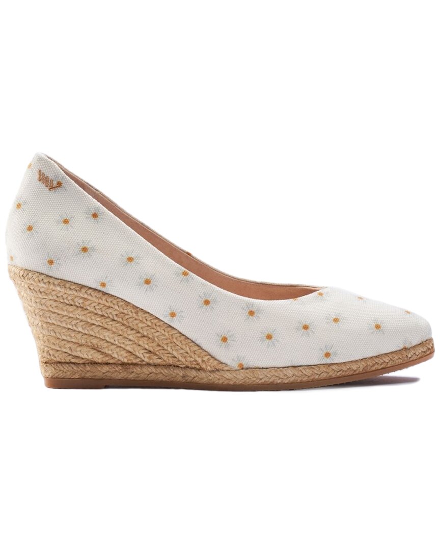 Viscata Roses Canvas Wedge