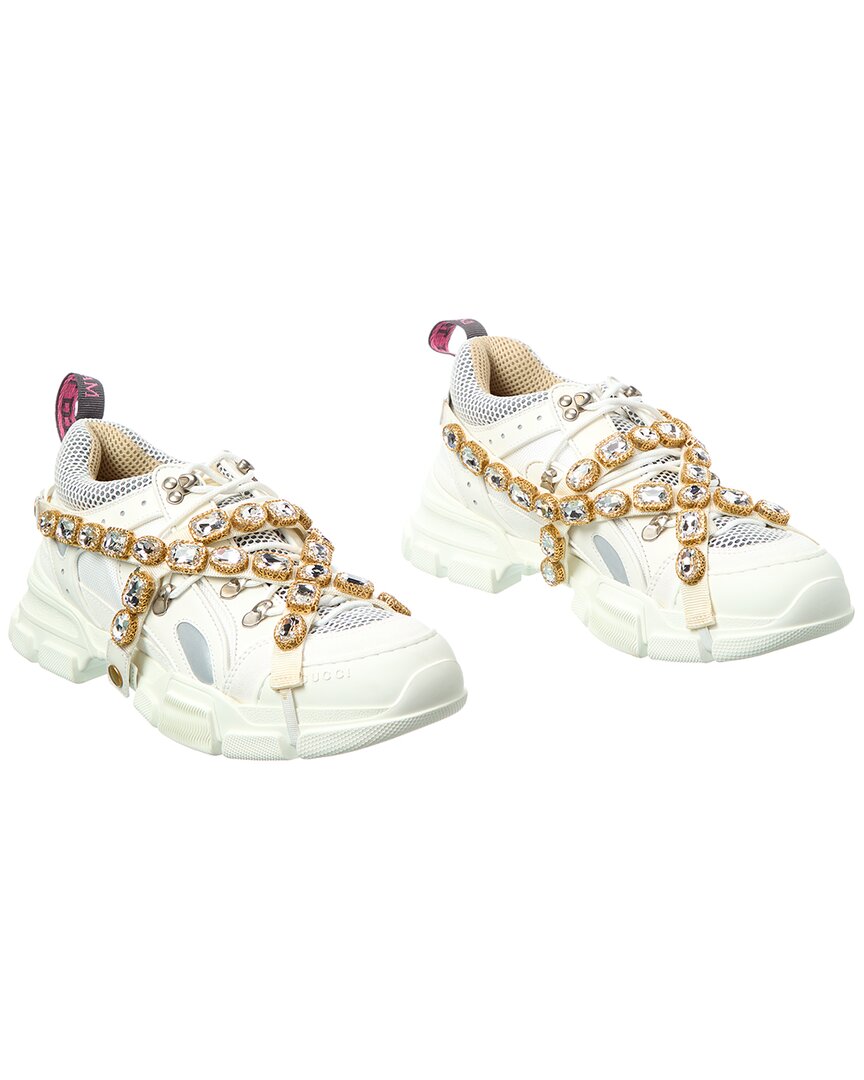 Gucci Flashtrek Leather & Mesh Sneaker