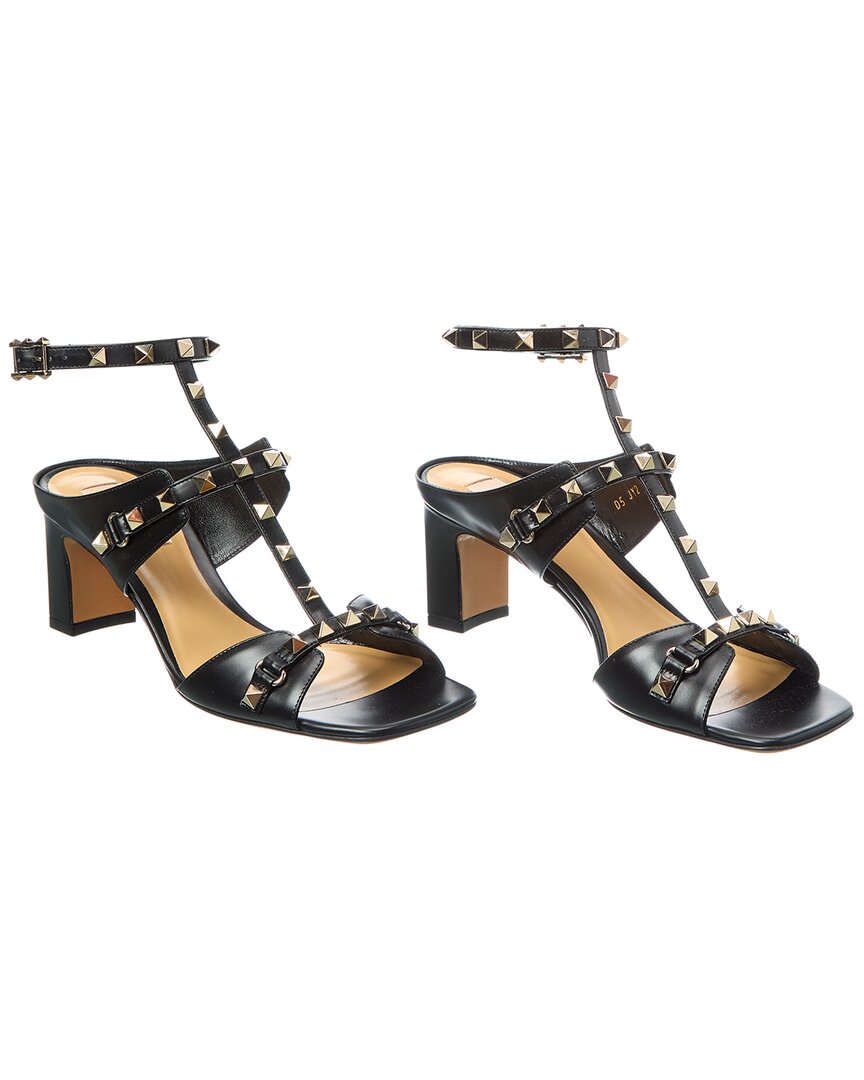Valentino Rockstud Caged 60 Leather Sandal (authentic Pre-loved)