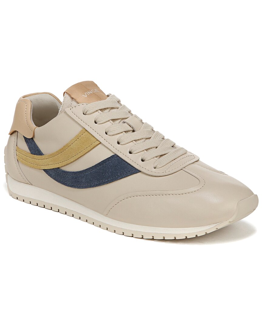 Vince Oasis Leather Lace-up Runner In Multi