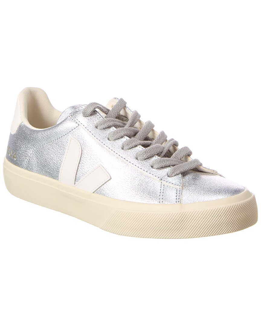 Veja Metallic Low Top Sneakers With Rubber Sole