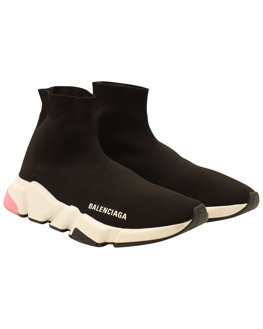 Balenciaga Speed Sneakers In Black Polyester