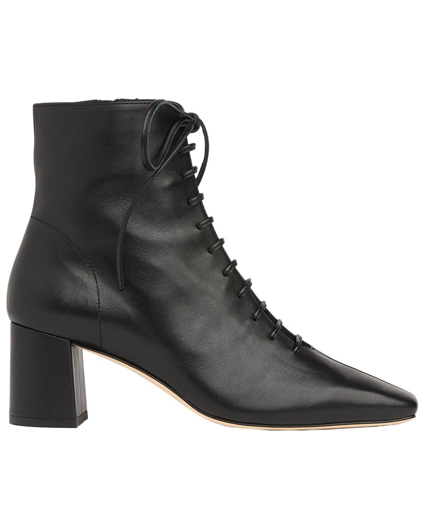 Lk Bennett L.k.bennett Arabella Leather Ankle Boot In Black