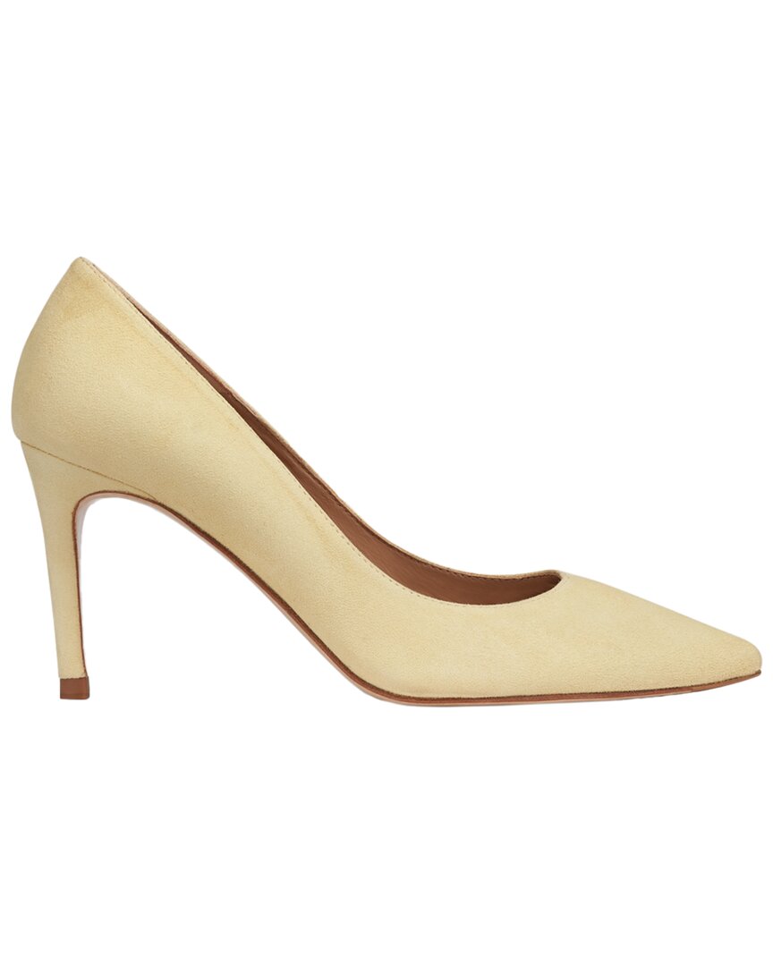 Lk Bennett L.k.bennett Floret Suede Closed Court Sneaker In Yellow