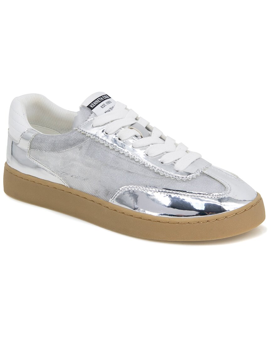 Kenneth Cole New York Sam Silver Mesh Sneaker In Gray
