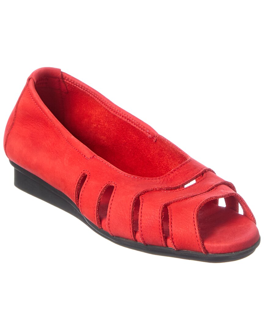 Arche Ninova Leather Flat In Roba