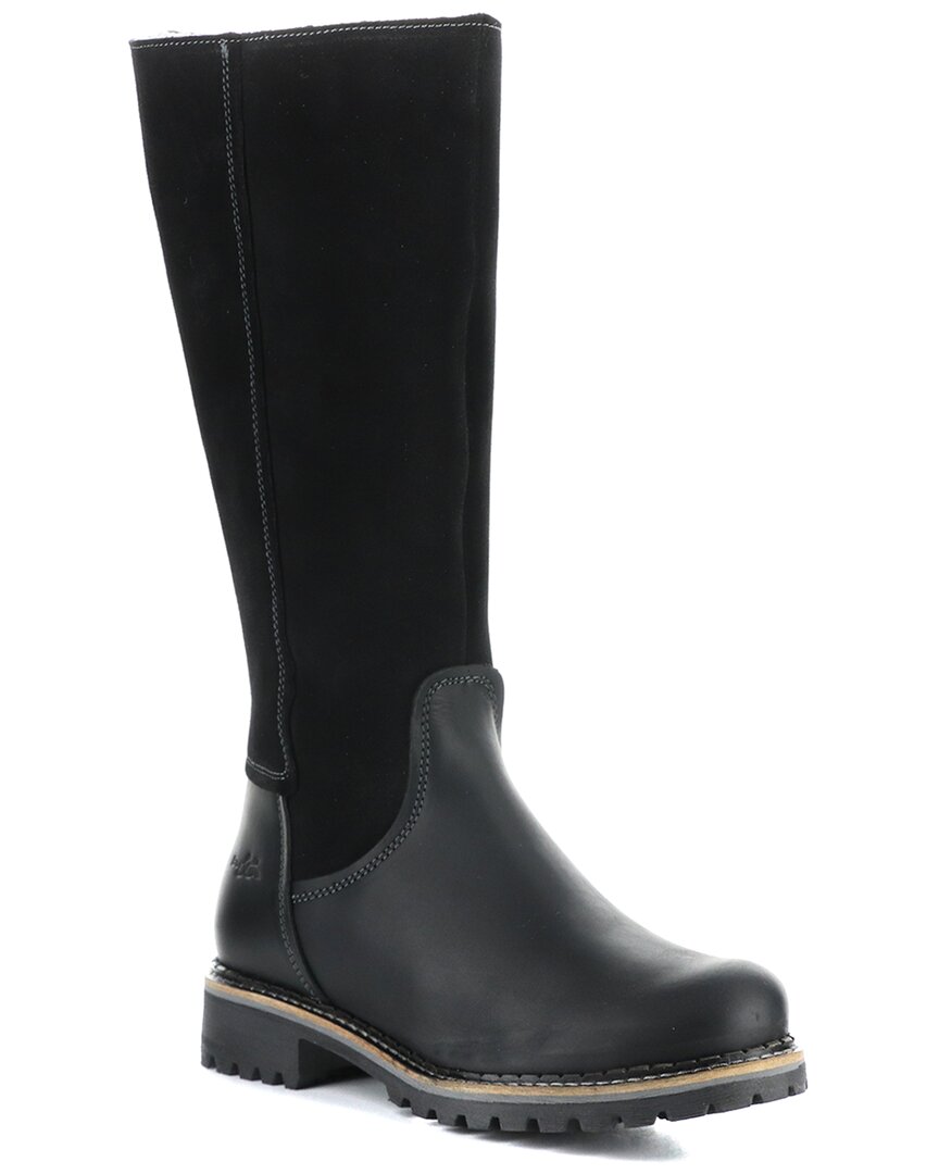 Bos. & Co. Bos & Co Hudson Leather & Suede Boot In Black