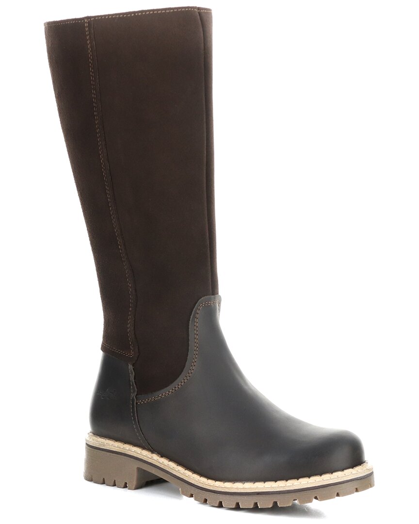 Bos. & Co. Bos & Co Hudson Leather & Suede Boot In Brown
