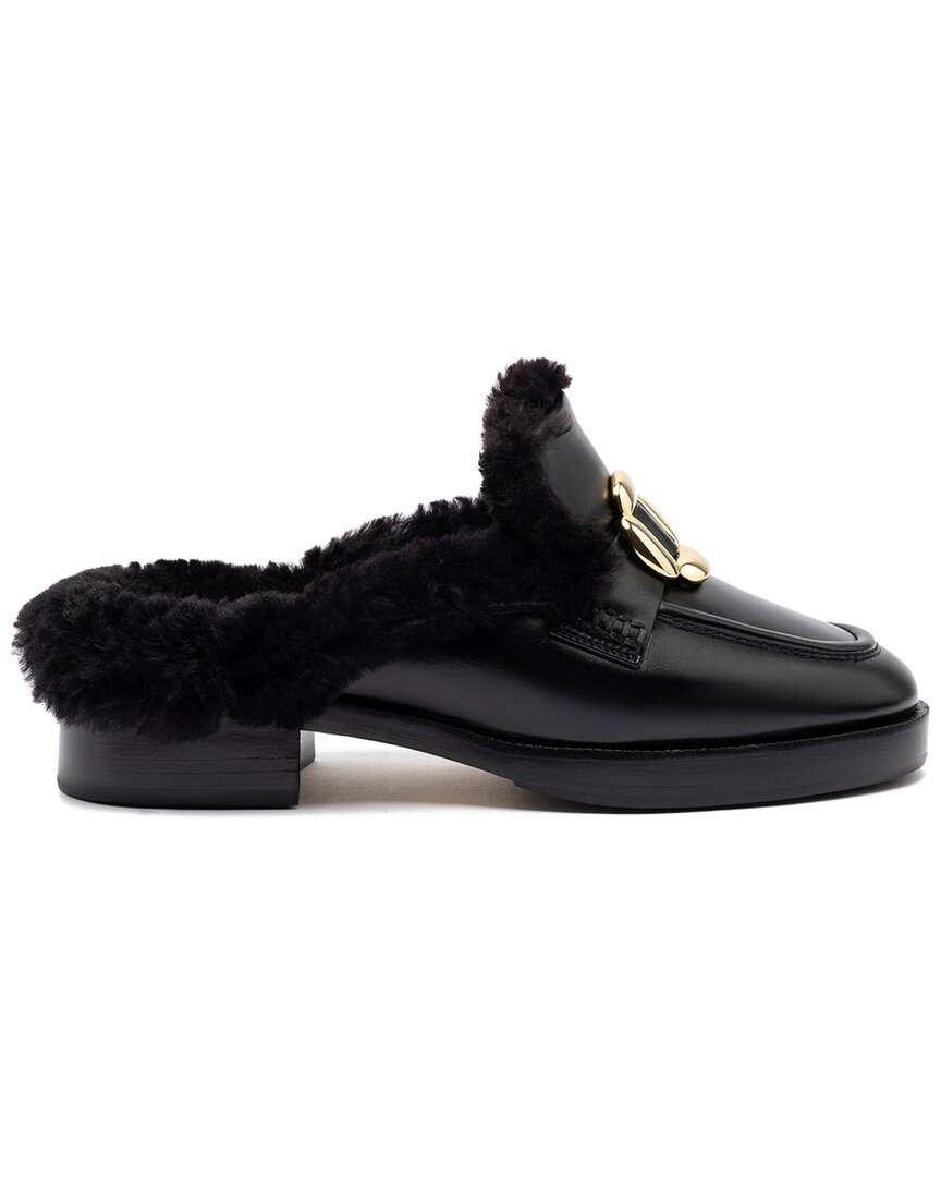 Larroude Larroudé Bobbie Leather Mule