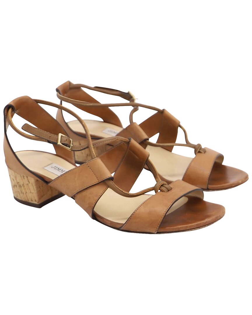 Jimmy Choo Women's Margo Crisscross Sandals In Brown