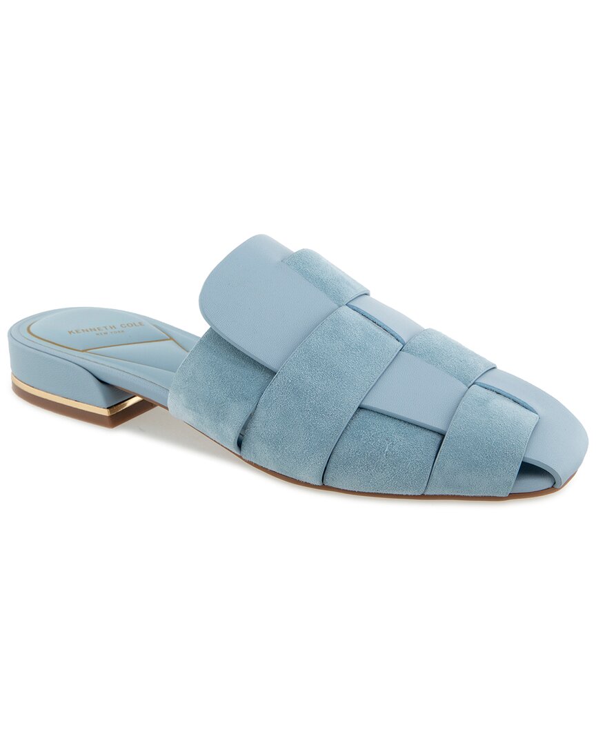 Kenneth Cole New York Faina Leather Flat In Blue