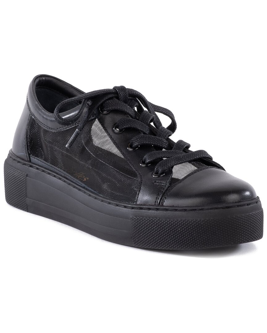 Seychelles Forever Young Leather & Mesh Sneaker In Black