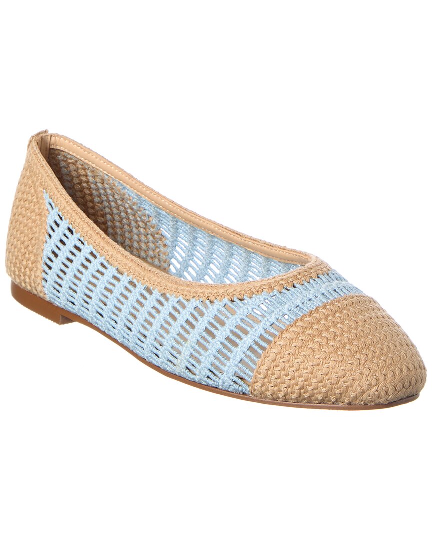 Tiffany & Fred Paris Ballet Flat In Blue
