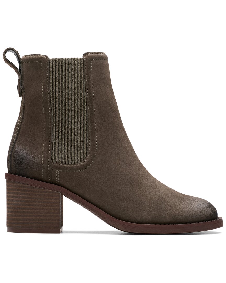 Clarks Chamberly Top Suede Boot In Gray