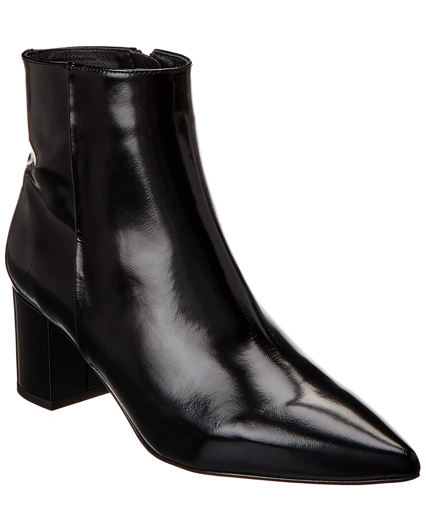 L'agence Jeanne Leather Bootie In Black