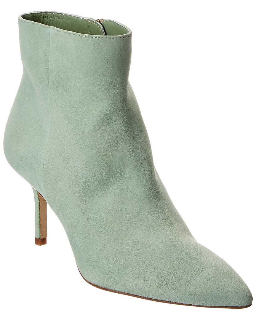 L Agence L'agence Aimee Suede Bootie In Green