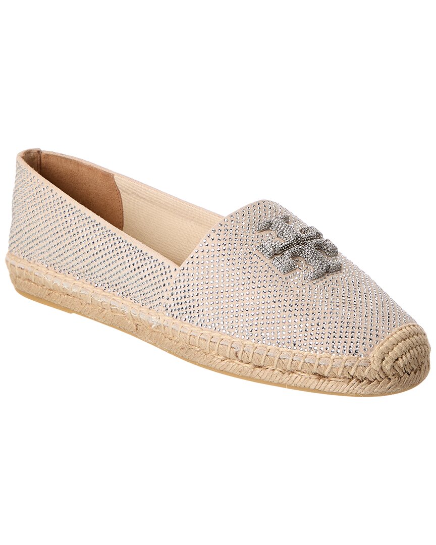 Tory Burch Everly Suede Espadrille In White