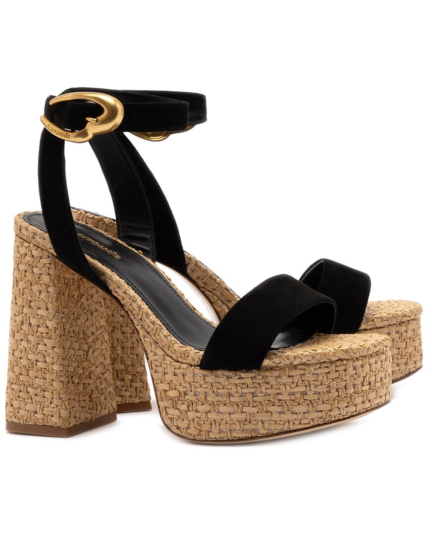 Larroude Larroudé Dolly Verona Sandal In Black