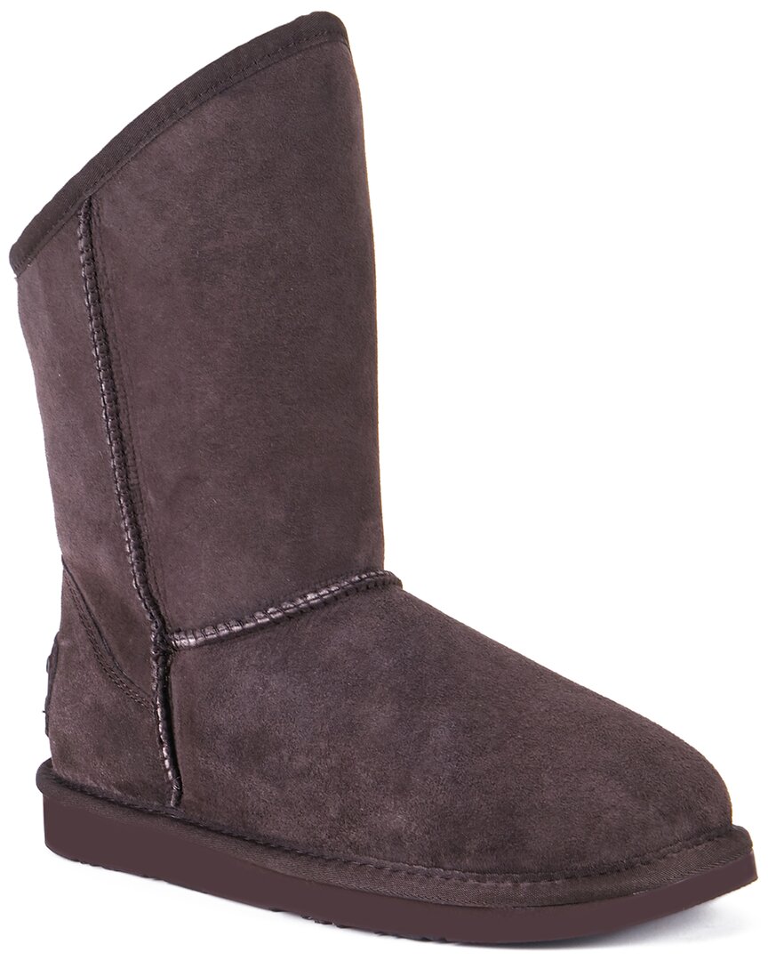 Australia Luxe Collective Cosy Xtra Short Suede Boot In Brown
